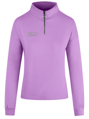 DMK BROTHERS Women's Cropped 1/4 Zip Sweat
