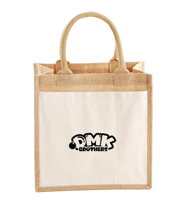 DMK BROTHERS Cotton Pocket Jute Bag